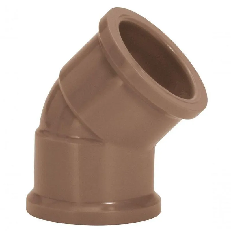 Joelho Soldável 96044 45 60mm Para Água Fria Plastubos