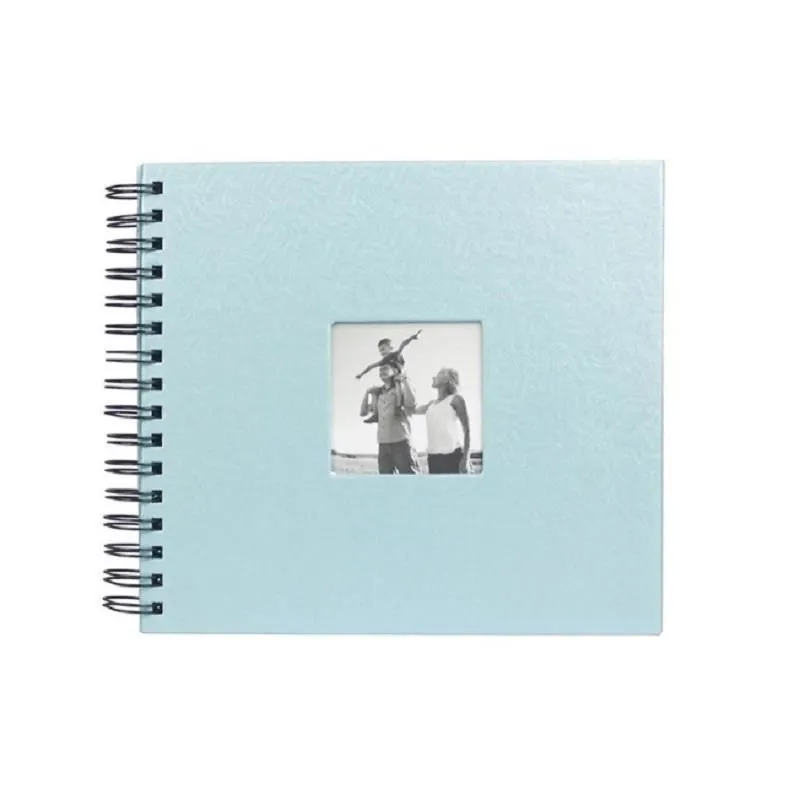 Álbum De Scrapbook Livro De Assinaturas Grande - Azul Claro