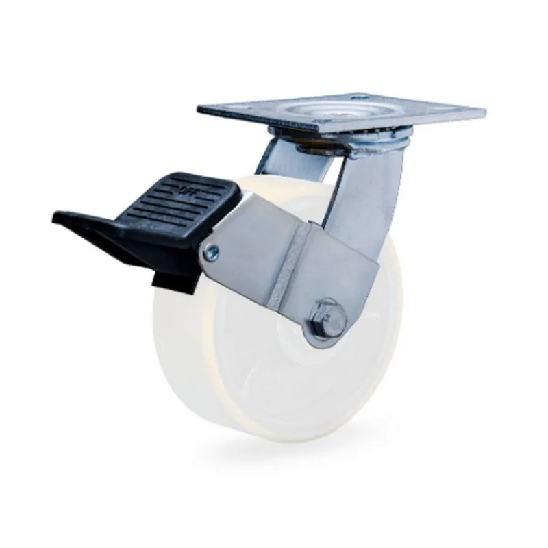 Rodizio 6 Pol Industrial Nylon Com Freio Gmsf.62