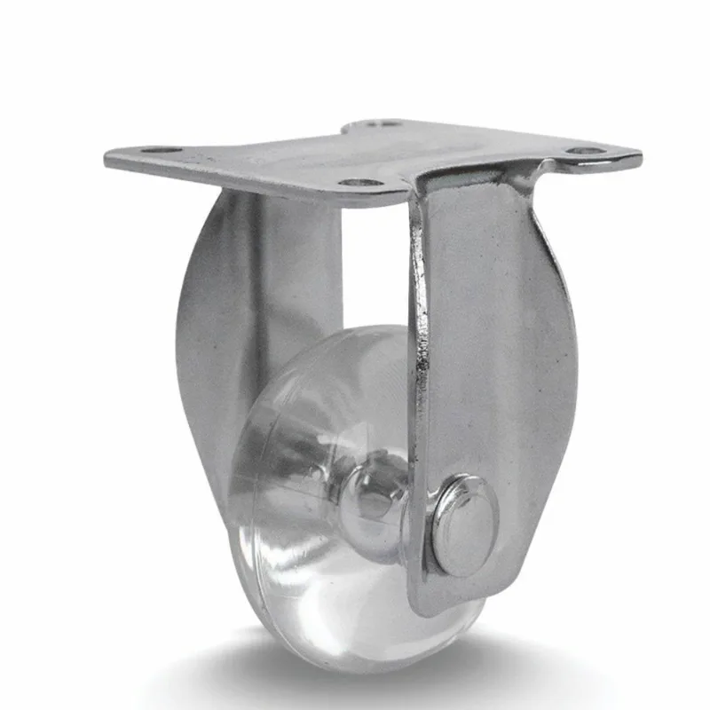 Rodízio Cromado Colson Base Fixo 35mm Roda Gel Capacidade 30kg