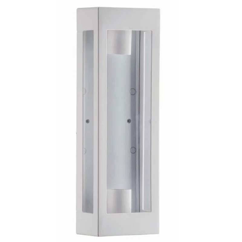 Arandela Branca 13x8x40cm Prime 2 Lâmpadas E27 Dital Bivolt Versátil