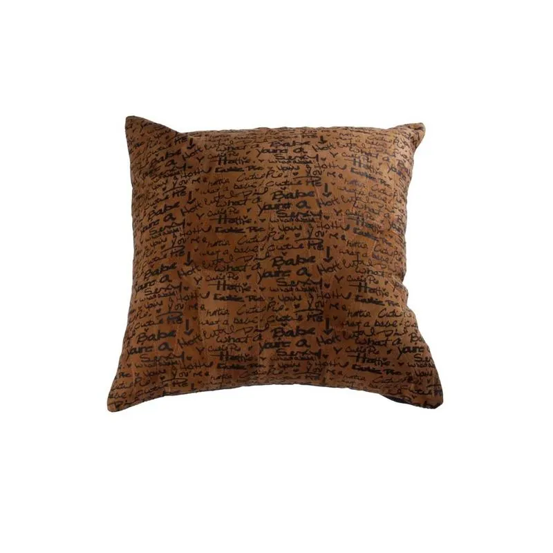 Capa de Almofada Estampa Palavra