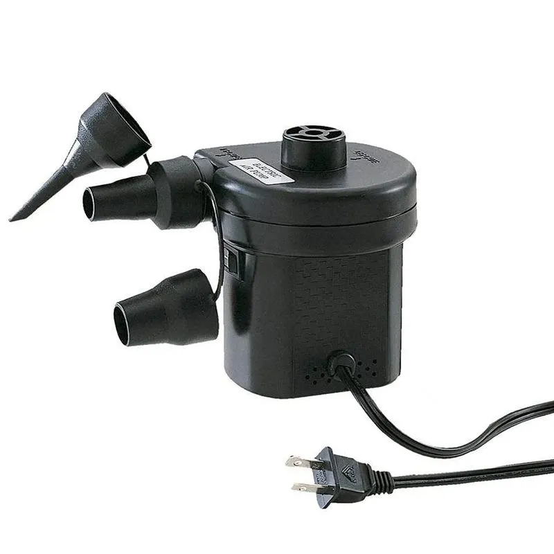 Bomba de Ar Elétrica Portátil 230V Inflator Desinflador Enche Esvazia Colchão Piscina Boias Bexigas