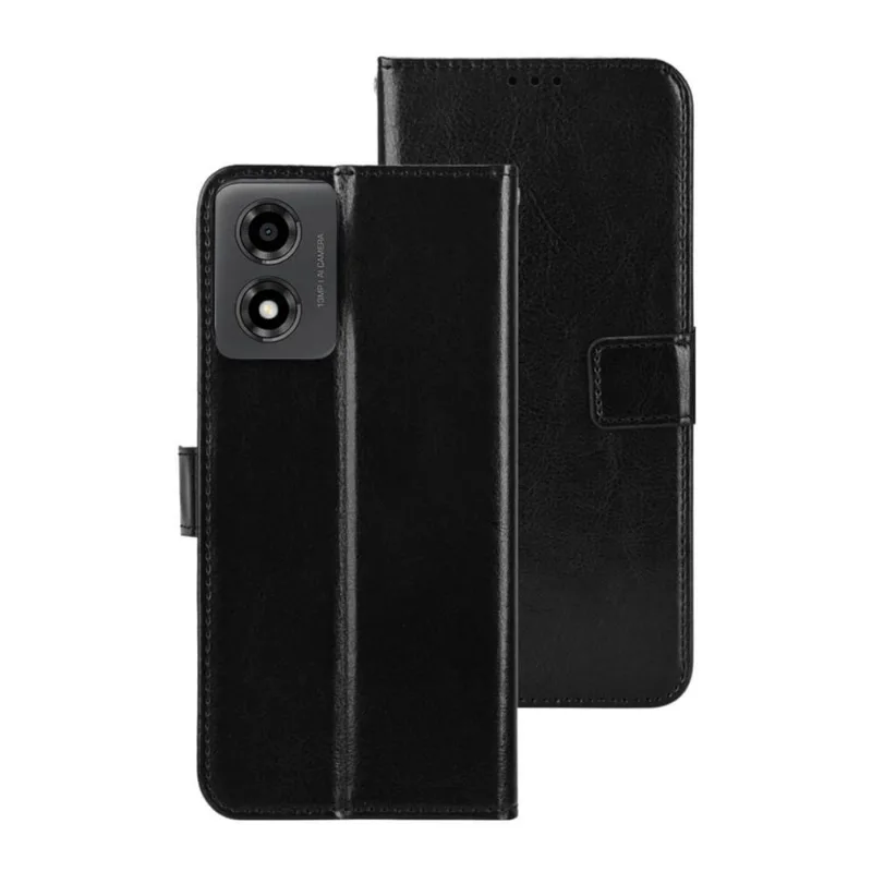 Capa Capinha Carteira + Película Gel Privativa Para Moto E14
