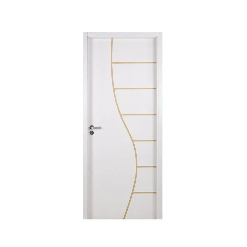 Kit Porta De Madeira Decorada 215x74cm Com Batente De Mdf Ultra 10cm Cantareira Mgm Branco