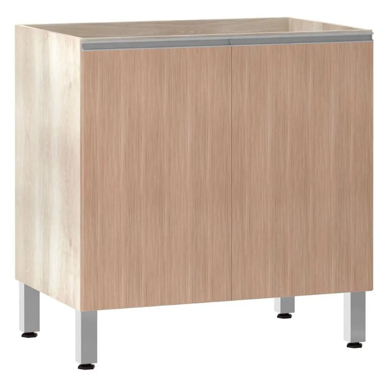 Balcão Cozinha Sem Tampo 80cm 2Portas Lis Luciane Cumaru - Luciane