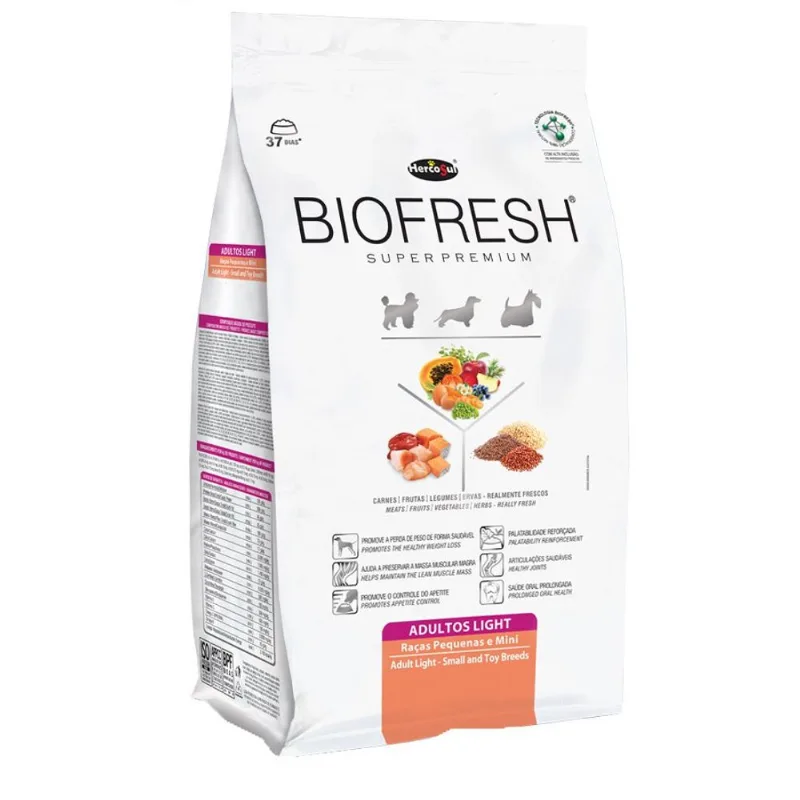 Ração Biofresh Light para Cães Adultos de Raças Pequenas 1kg - 1 Kg