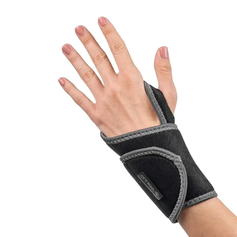 Munhequeira Compressão Ajustável em Neoprene Mão Esquerda/Direita Vollo Munhequeira Compressão Ajustável Mão Esquerda/Direita Vollo