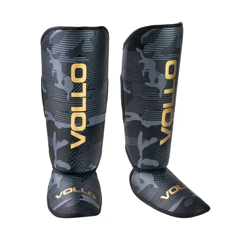 Protetor de Canela Caneleira Muay Thai Kickboxing P/M Vollo