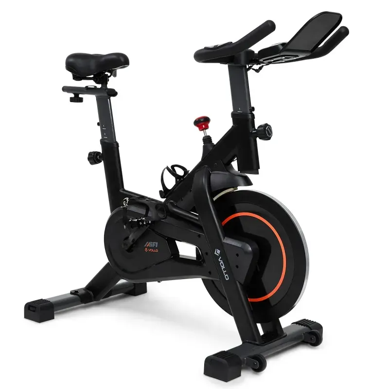 Bicicleta Ergométrica Spinning Mecânica SF1 Roda de Inércia 6 kg Vollo