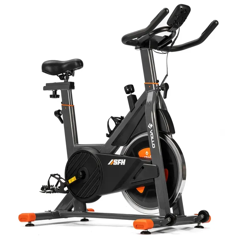 Bicicleta Ergométrica Spinning Mecânica SFH-B Roda de Inércia 13kg Vollo