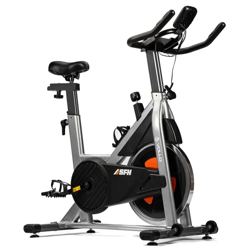 Bicicleta Ergométrica Spinning Mecânica SFH-S Roda de Inércia 13kg Vollo