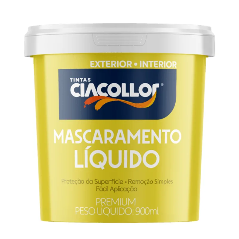 MASCARAMENTO LIQUIDO 900ML CIACOLLOR TINTA OCRE MASCARAMENTO LIQUIDO 900ML CIACOLLOR OCRE