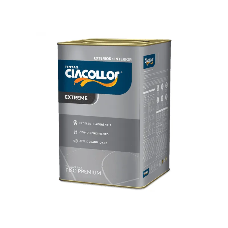 Tinta Acrílica Piso Premium CIACOLLOR ACRILICO PISO PREMIUM 18L CIACOLLOR CINZA