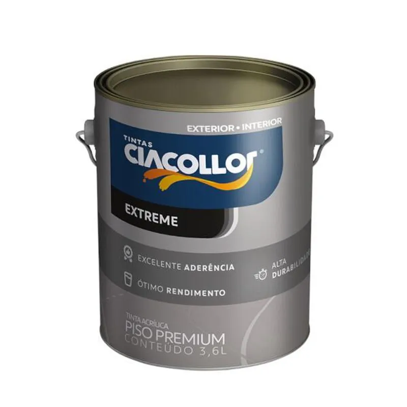Tinta Acrílica Piso Premium CIACOLLOR ACRILICO PISO PREMIUM 3,6L CIACOLLOR CONCRETO