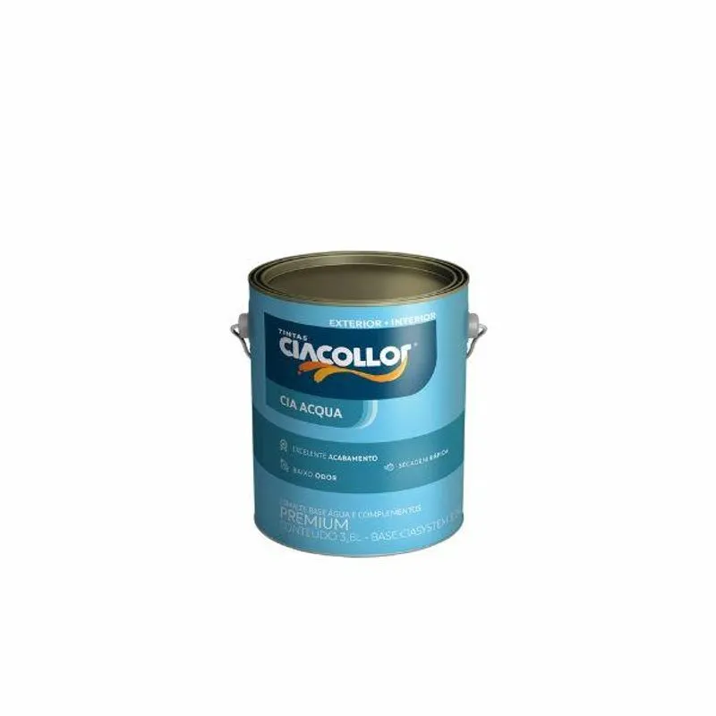 Esmalte Brilhante Cia Acqua 3,6L Cores CIACOLLOR ESMALTE BRIL CIA ACQUA 3,6L CIACOLL AZUL FRANCA