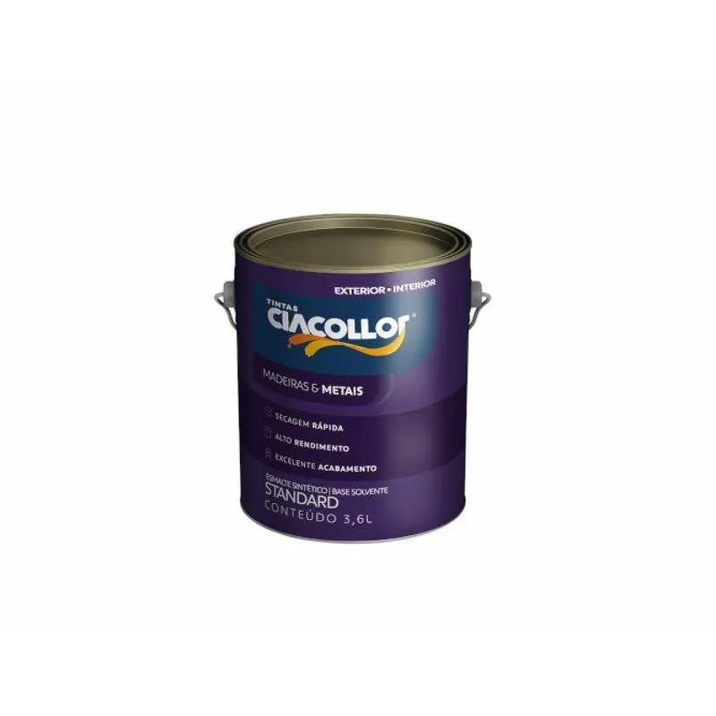Esmalte Sintético Brilhante 3,6L CIACOLLOR ESMALTE BRIL 3,6L CIACOLLOR VERDE FOLHA