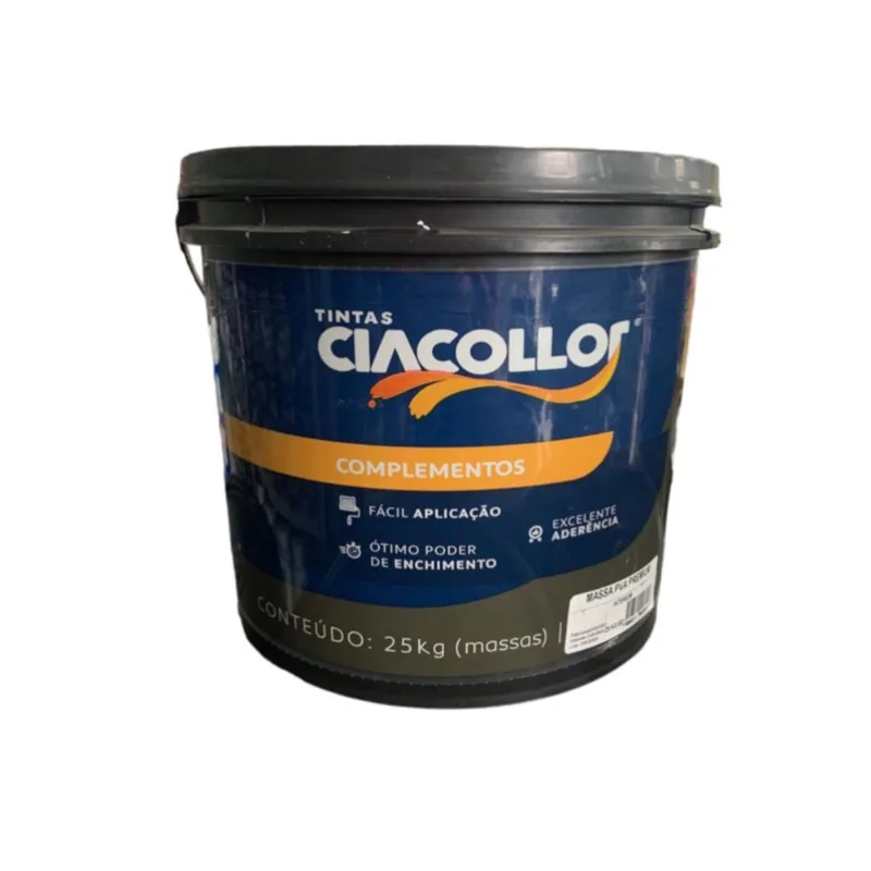 Massa Acrílica Premium Niveladora CiaCollor de 25kg Excelente Aderência