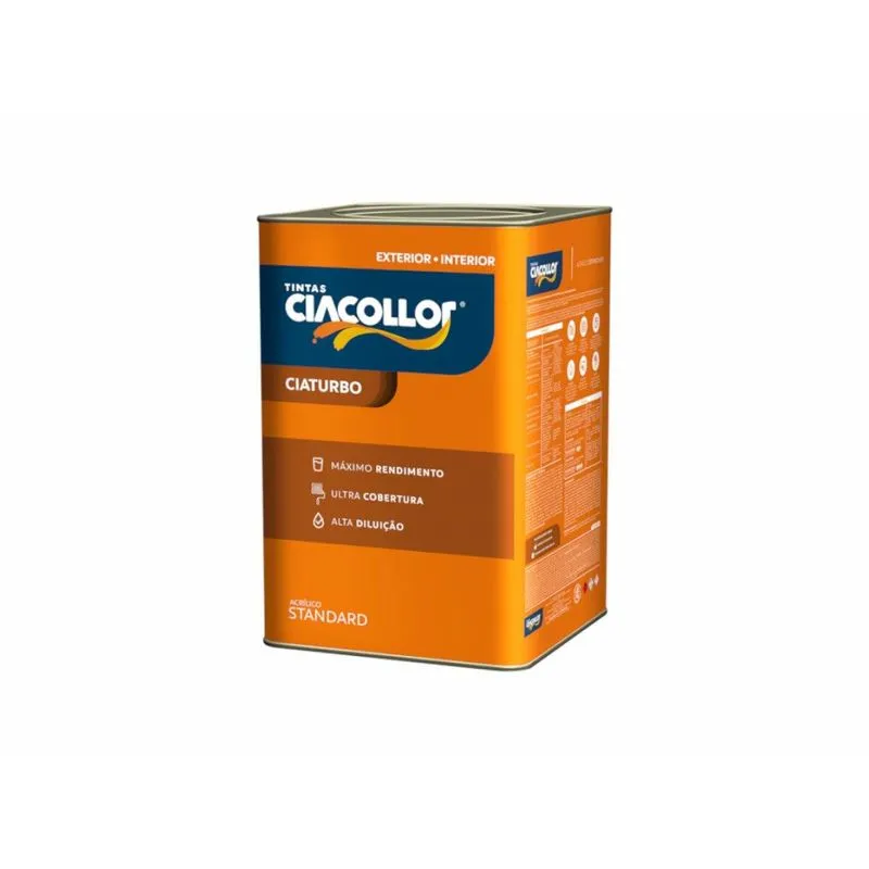 Tinta Acrílica Fosca Ciaturbo CIACOLLOR ACRILICO FOSCO CIATURBO 18L CIACOLLOR ALGODAO EGIPCIO
