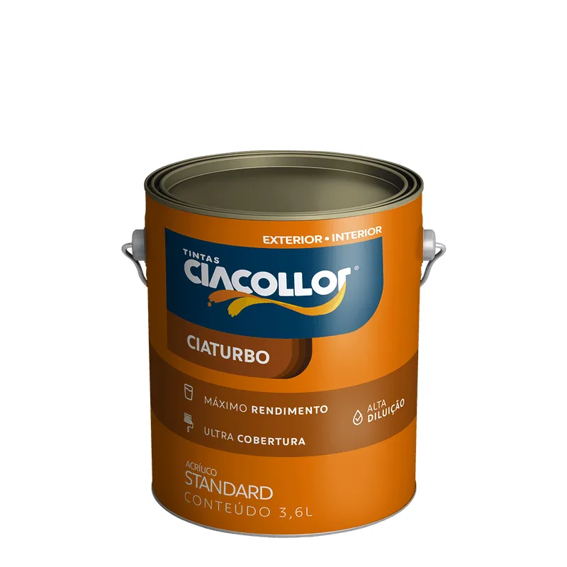 Acrílico Fosco Ciaturbo 3,6L CIACOLLOR ACRILICO FOSCO CIATURBO 3,6L CIACOLLOR ALGODAO EGIPCIO
