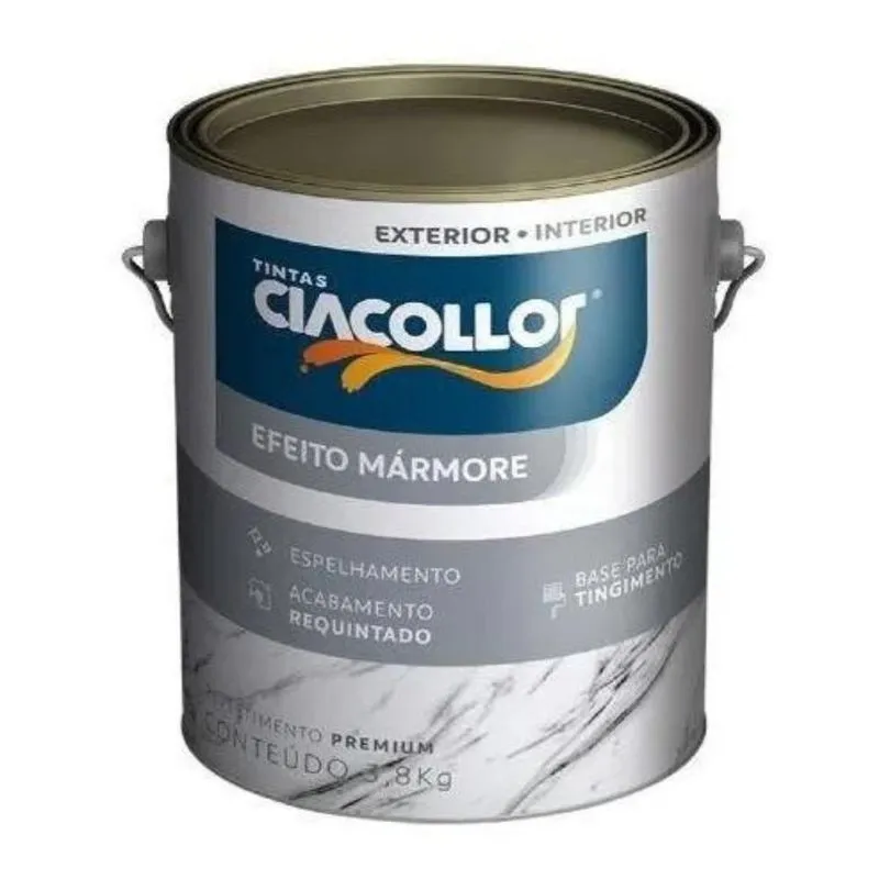 Efeito Mármore Exterior E Interior Marmorato 3.8kg Ciacollor