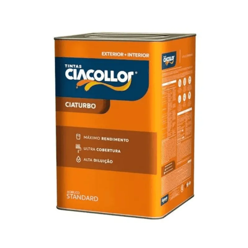 Tinta Acrílica Fosca Ciaturbo CIACOLLOR ACRILICO FOSCO CIATURBO 18L CIACOLLOR ORQUIDEA
