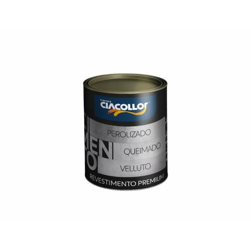 Efeito Cimento Velluto Interior 1,12KG Cores CIACOLLOR EFEITO CIMENTO VELUTTO 1,12KG CIACOLLOR INOX