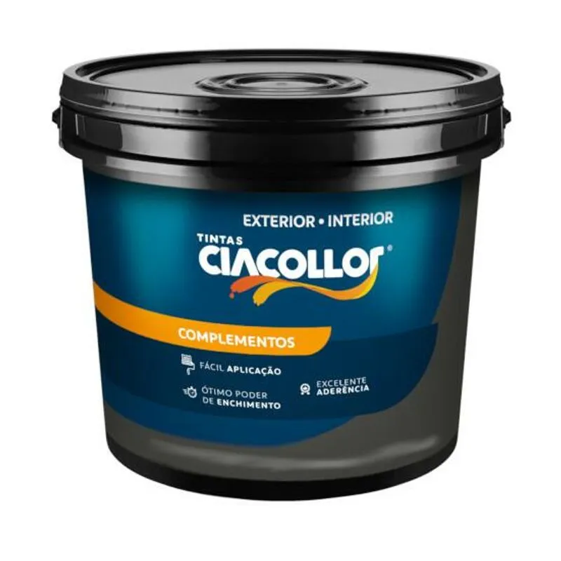 Massa Corrida PVA 20L Ciacollor MASSA CORRIDA PVA 20KG CIACOLLOR TIN BALDE
