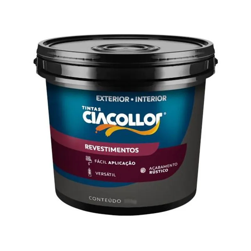 Textura Premium Cores 20Kg Ciacollor REVESTIMENTO TEXTURIZADO PREMIUM 20KG CAMURCA BALDE