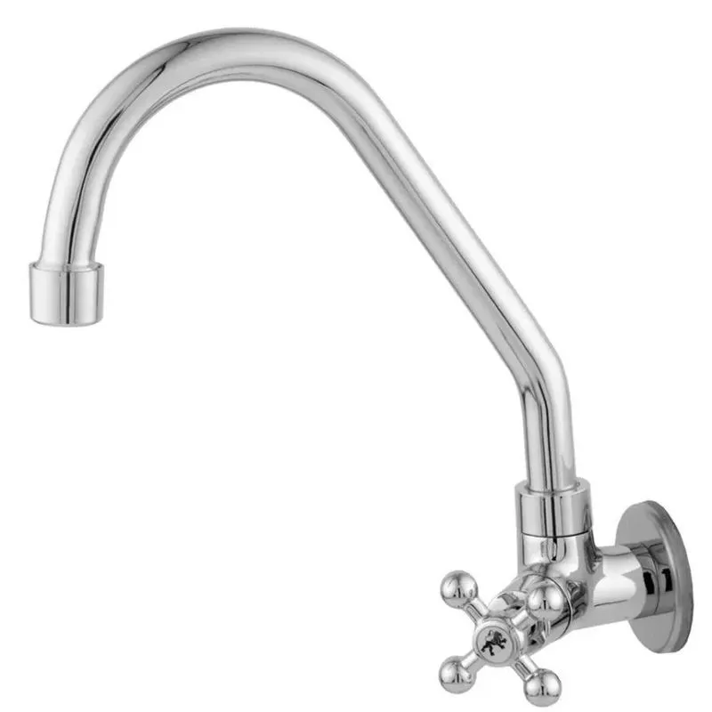 Torneira Cozinha C33 Parede Bica Alta Design Funcional Leão Metais