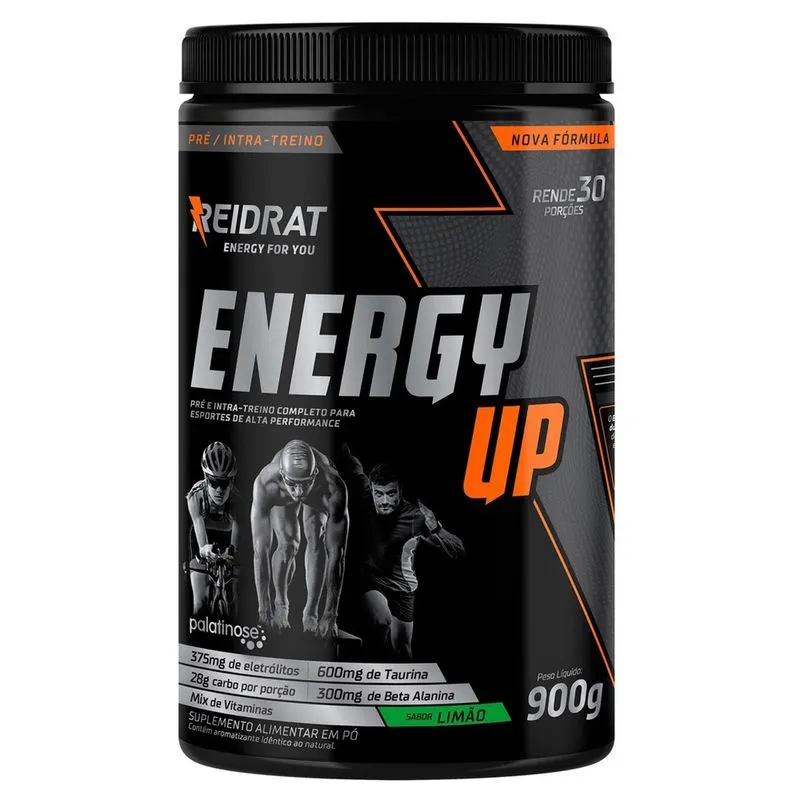 Energy Up Reidrat Pt 900gr Palatinose Taurina Beta Pré Intra