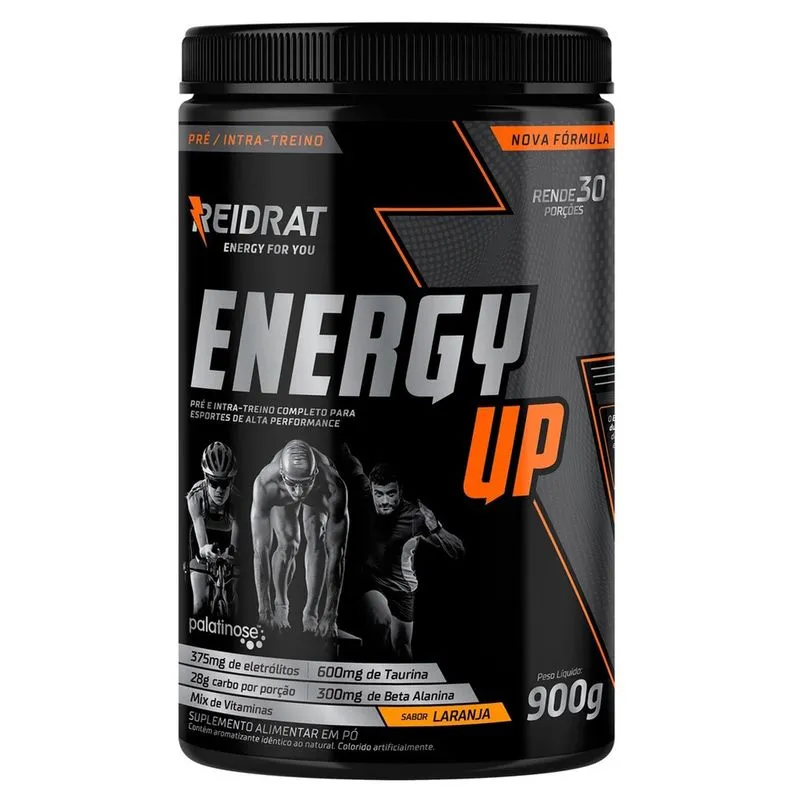 Energy Up Reidrat Pt 900gr Palatinose Taurina Beta Pré Intra