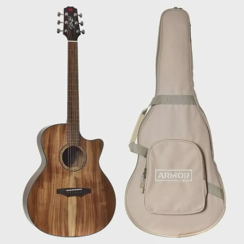 Violão Eletrico Seizi Supreme ryu Tampo Sólido Aço koa + Bag