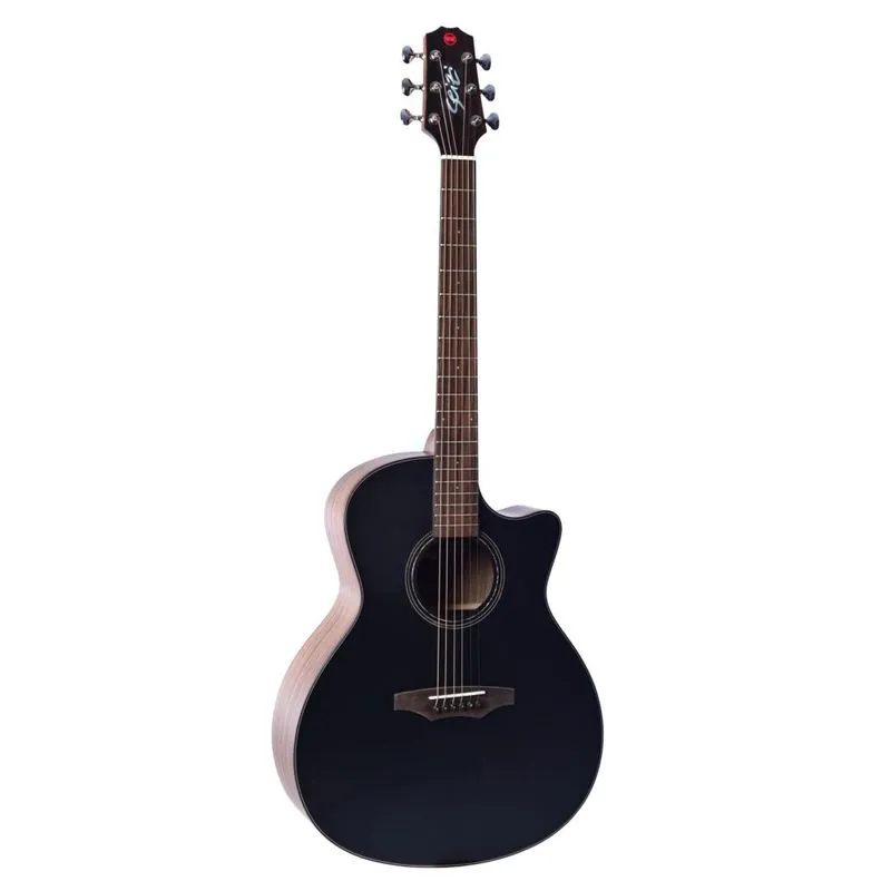 Violão Seizi Supreme Ryu Cutaway Black Top com Bag 10360537