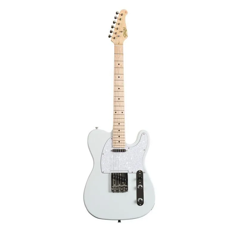 Guitarra Seizi Vintage Saitama Tl Branca White Maple Com Bag