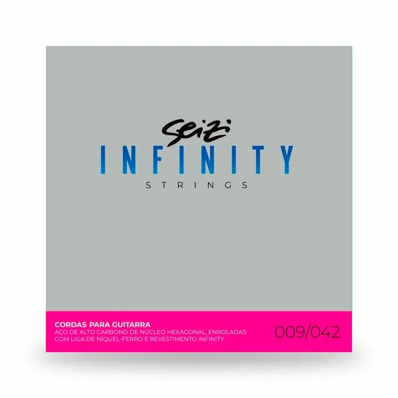 Encordoamento P/ Guitarra Revestida Seizi Infinity 9/42 - Ec0586