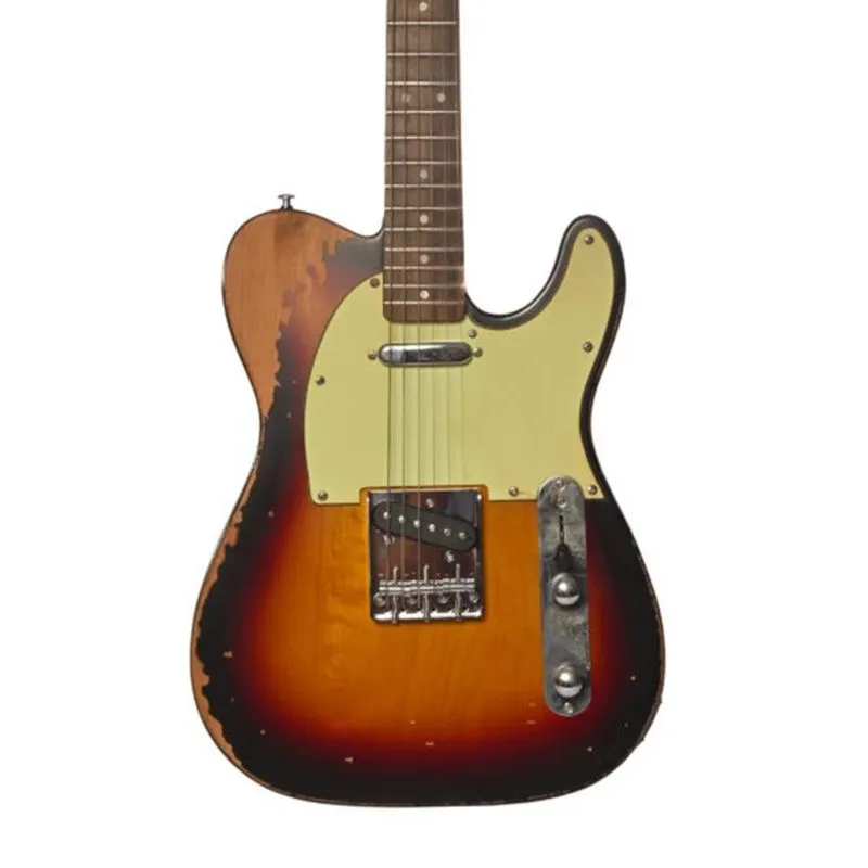 Guitarra Telecaster Seizi Saitama Relic Sunburst Com Case