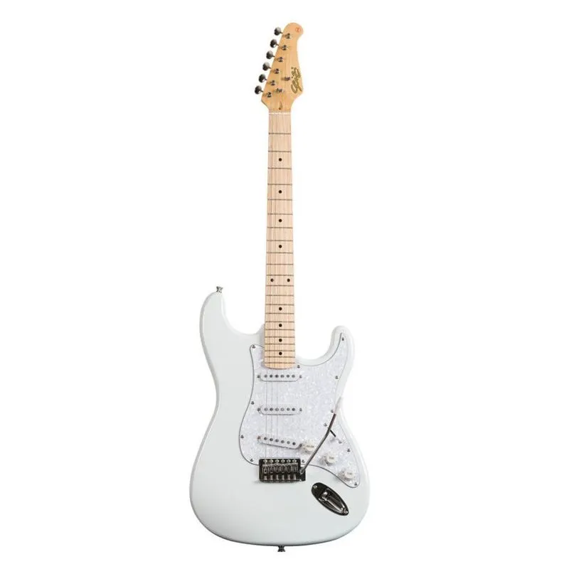 Guitarra Seizi Vintage Shinobi Sss Branca White Maple Bag