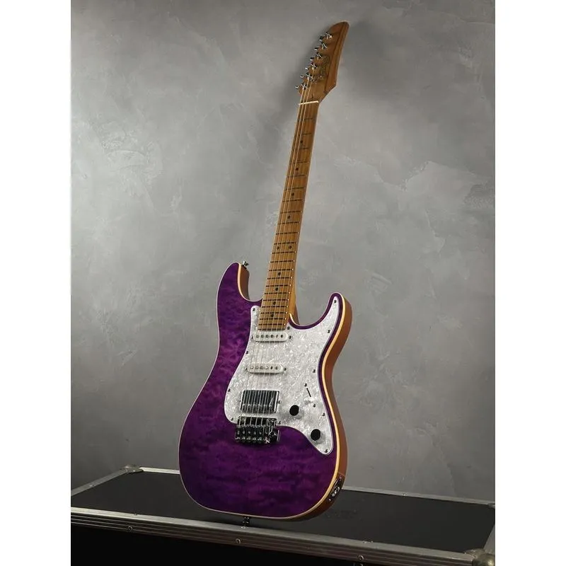Guitarra Seizi Katana Musashi Plus Hss Rm Amethyst Purple