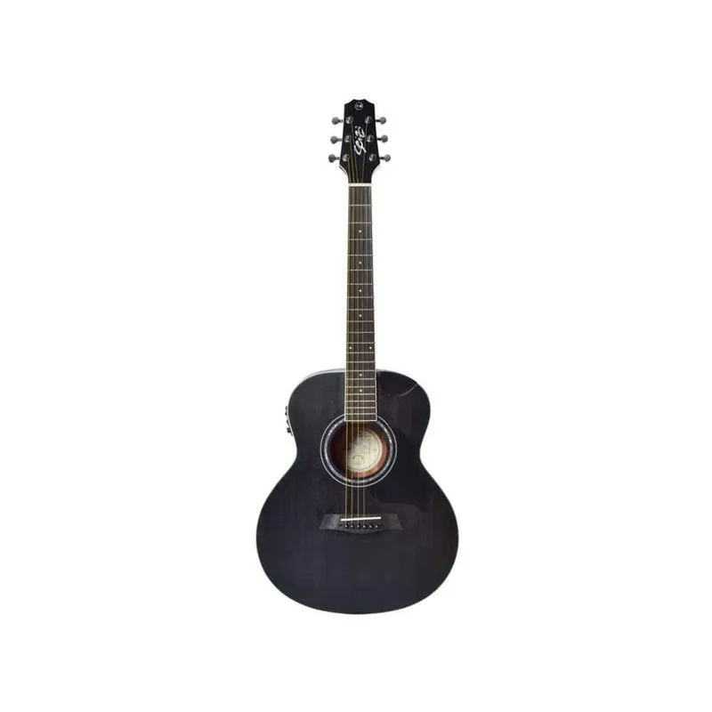 Violão Seizi Grand Concert Elétrico Black Op Mini Nagoya
