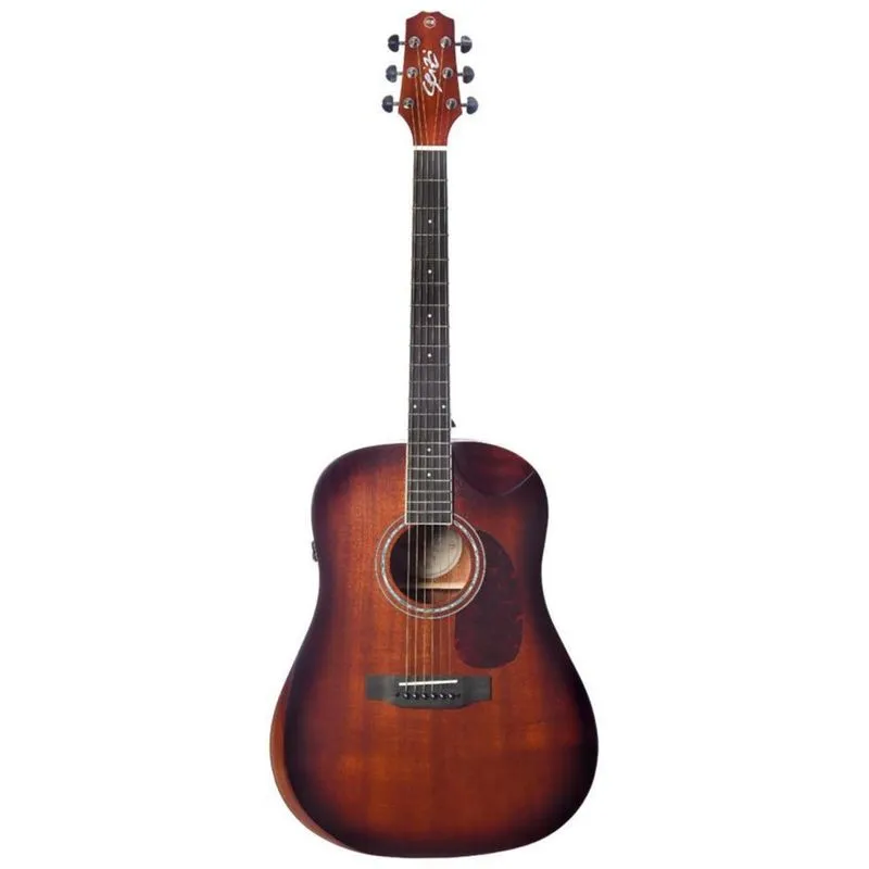 Violão Seizi Neo Akira Kaizen Elétrico Half Cutaway Mahogany