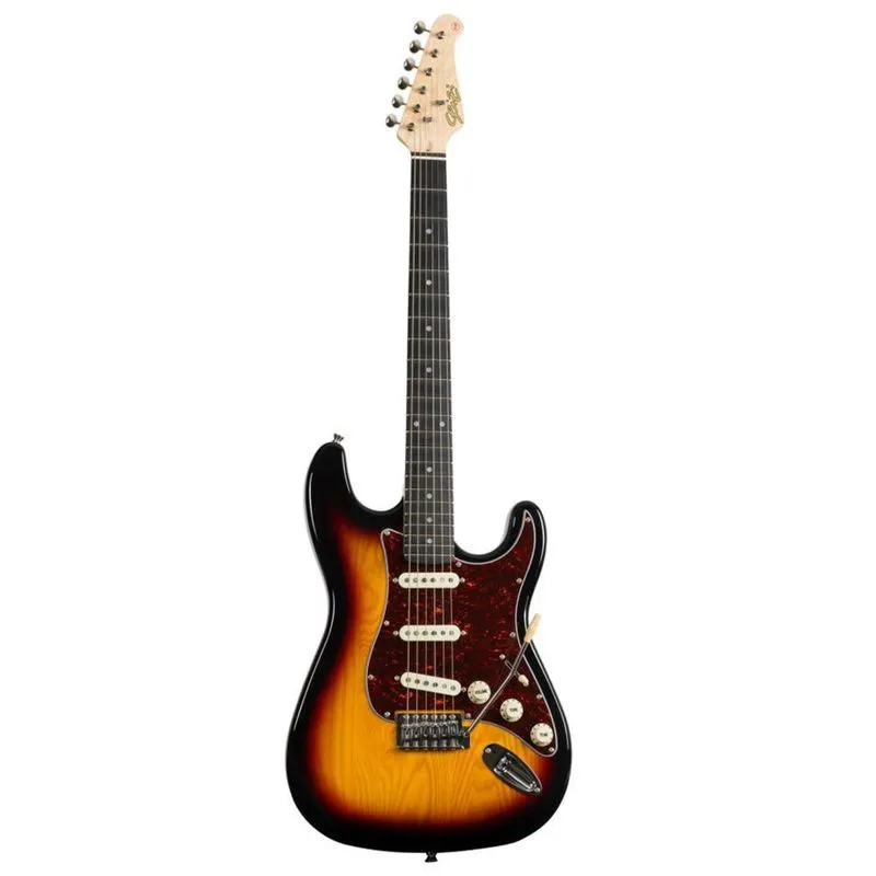 Guitarra Seizi Vintage Shinobi Ash Sss Sunburst Purple Heart