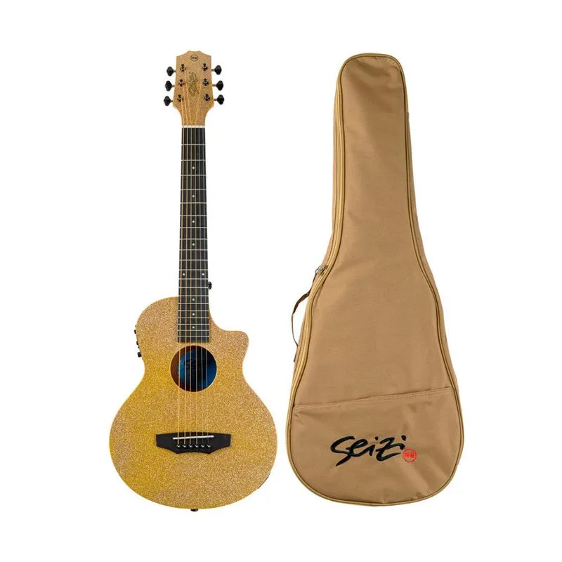 Violão Elétrico Aço Seizi Fun Panda (tam: Reduzido) C/ Bag - Vl0320