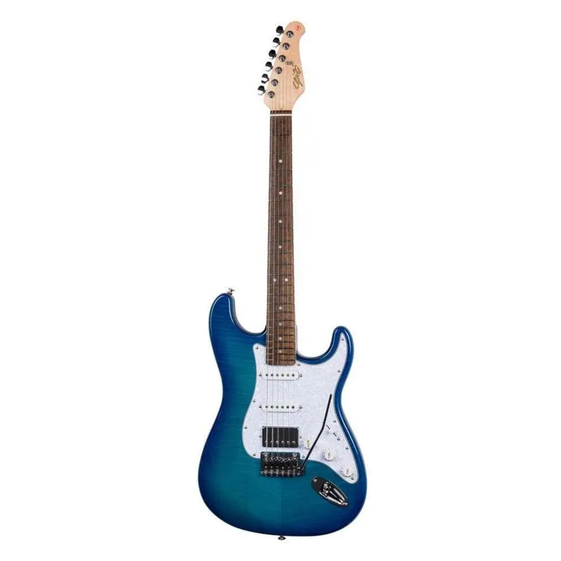 Guitarra Seizi Vintage Budokan Plus Flamed Blue