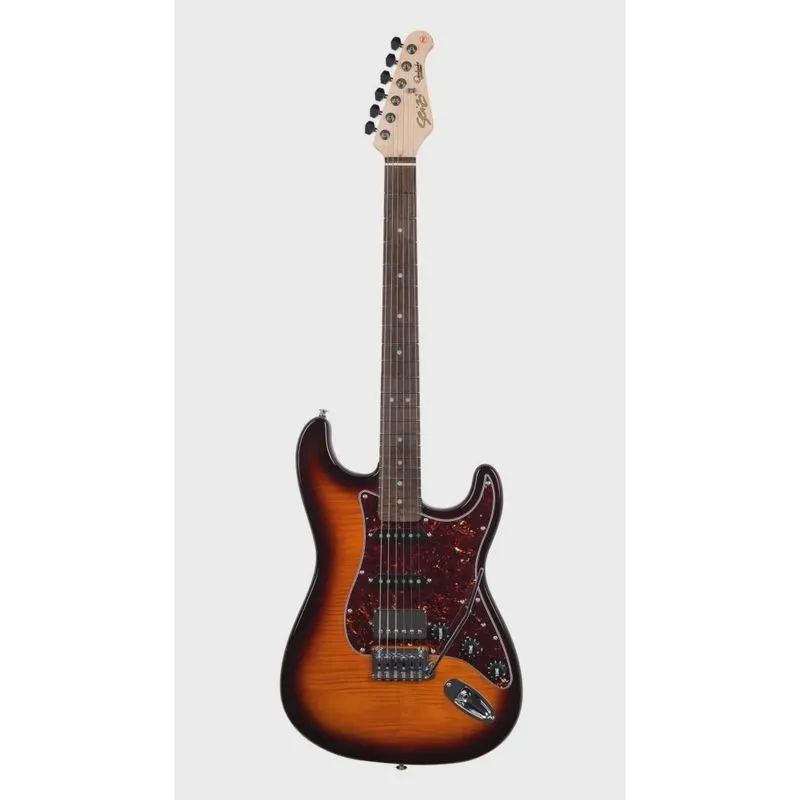 Guitarra Seizi Vintage Budokan Plus hss Flamed Vintage Sunburst
