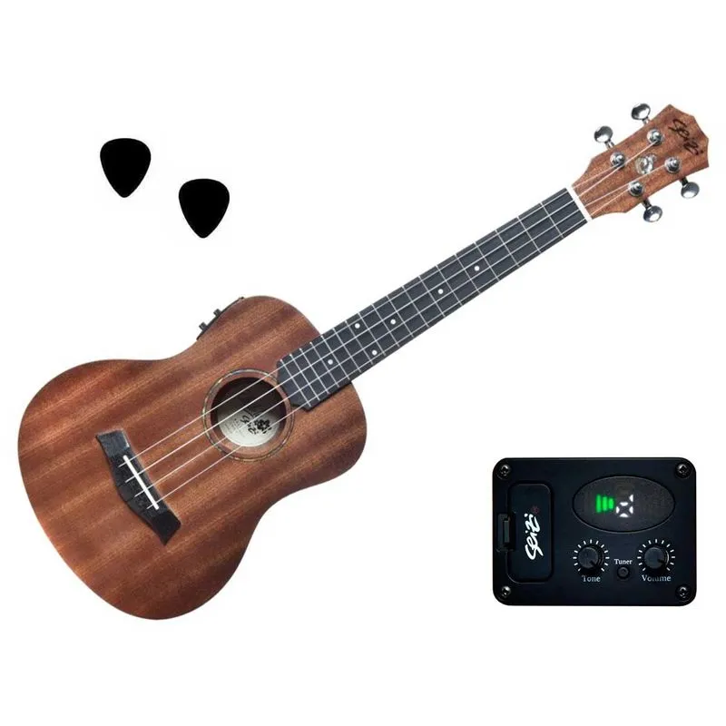 Ukulele Seizi Bali Tenor Eletroacústico
