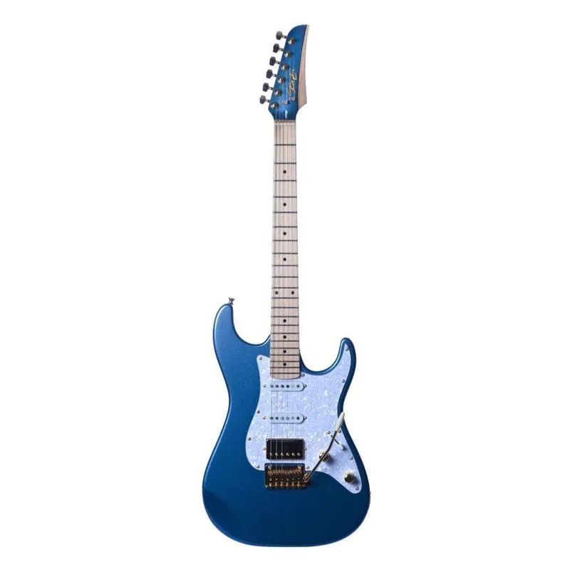 Guitarra Seizi Katana Musashi Hss Pelham Blue Gold