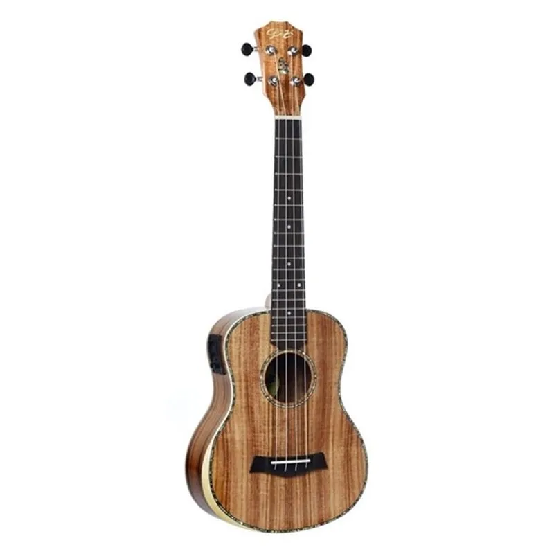 Ukulele seizi bora bora plus soprano eletrico bag koa