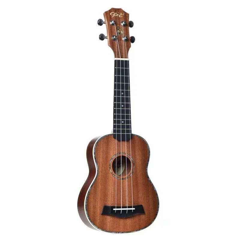Ukulele Soprano Seizi Maui Plus Acústico Com Bag Tobacco
