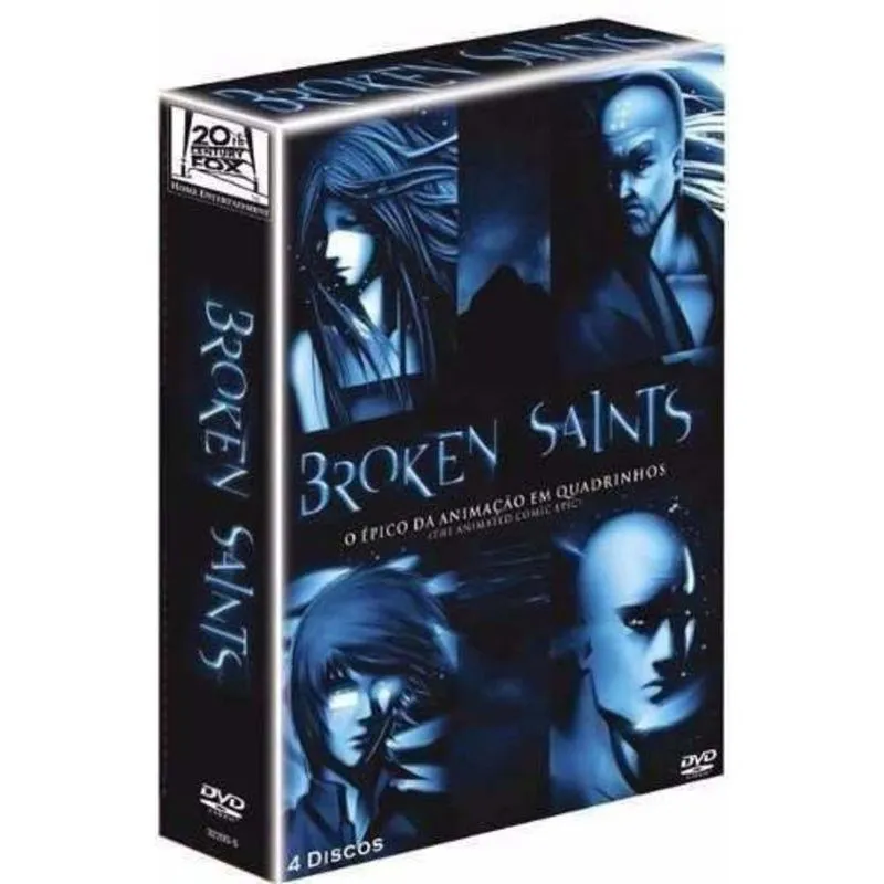 Box Dvd Broken Saints - O Épico Da Animação Quadrinhos 4 Dvd